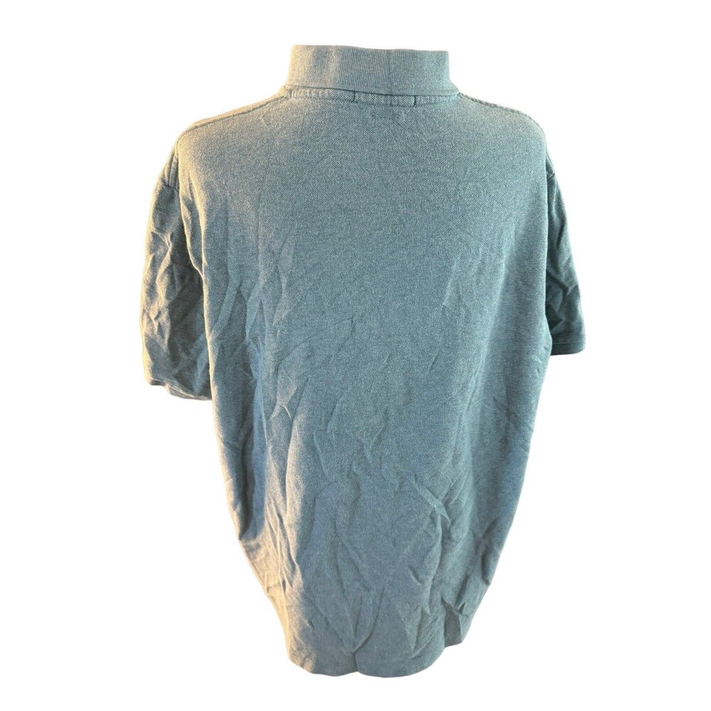 Polo Ralph Lauren Polo Shirt Mens XL Turquoise Teal Yellow Pony Short Sleeve - Picture 2 of 7